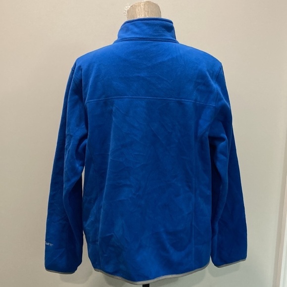 L.L. Bean Blue Polartec Fleece Zipper Jacket Size Medium - Picture 10 of 15
